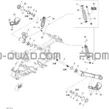 Suspension Arrière pour Can-am Toutes les cylindrées 2011 Renegade 800R EFI
