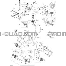Freins Hydraulique pour Can-am Toutes les cylindrées 2012 DS 450EFI STD