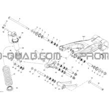 Suspension Arrière pour Can-am Toutes les cylindrées 2012 DS 450EFI STD
