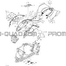 Carrosserie Et Accessoires 2 pour Can-am Toutes les cylindrées 2012 DS 450EFI STD