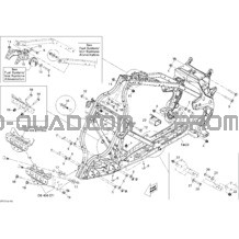Châssis pour Can-am Toutes les cylindrées 2012 DS 450EFI STD
