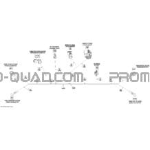 Câblage Principal Section Arrière pour Can-am Toutes les cylindrées 2012 DS 450EFI STD