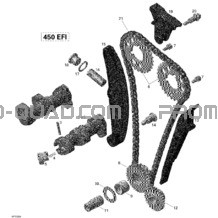 Arbre À Cames Et Chaîne De Distribution pour Can-am Toutes les cylindrées 2012 DS 450EFI Xxc & Xmx