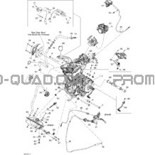 Moteur Et Support Moteur pour Can-am Toutes les cylindrées 2012 DS 450EFI Xxc & Xmx