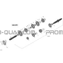 Boîte De Vitesses pour Can-am Toutes les cylindrées 2012 DS 450EFI Xxc & Xmx