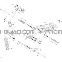 Suspension Arrière Xmx pour Can-am Toutes les cylindrées 2012 DS 450EFI Xxc & Xmx