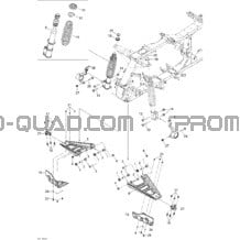 Suspension Avant pour Can-am Toutes les cylindrées 2012 Outlander 500EFI STD & XT