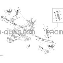 Suspension Arrière pour Can-am Toutes les cylindrées 2012 Outlander 500EFI STD & XT