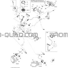 Accessoires Électriques 1 pour Can-am Toutes les cylindrées 2012 Outlander 500EFI STD & XT