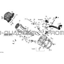 Culasse pour Can-am Toutes les cylindrées 2012 Outlander 650EFI STD & XT