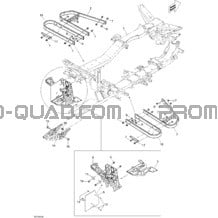 Châssis pour Can-am Toutes les cylindrées 2012 Outlander 650EFI STD & XT
