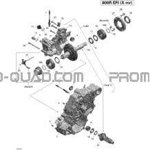 Arbre De Sortie De La Boîte De Vitesses pour Can-am Toutes les cylindrées 2012 Outlander 800REFI Xmr