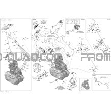 Moteur pour Can-am Toutes les cylindrées 2012 Outlander 800REFI Xmr