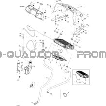 Système Refroidissement pour Can-am Toutes les cylindrées 2012 Outlander 800REFI Xmr
