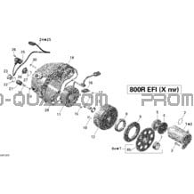 Magnéto Et Démarreur Électrique pour Can-am Toutes les cylindrées 2012 Outlander 800REFI Xmr