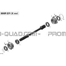 Arbre Entraînement pour Can-am Toutes les cylindrées 2012 Outlander 800REFI Xmr