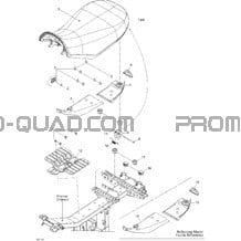 Siège pour Can-am Toutes les cylindrées 2012 Outlander 800REFI Xmr