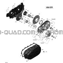 Transmission _Modèle 2VCA pour Can-am Toutes les cylindrées 2012 P