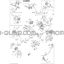 Freins Hydraulique Europe pour Can-am Toutes les cylindrées 2012 P