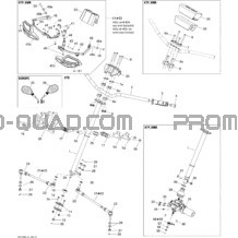 Direction XTP pour Can-am Toutes les cylindrées 2012 P