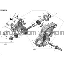 Arbre De Sortie De La Boîte De Vitesses pour Can-am Toutes les cylindrées 2012 Outlander MAX 800REFI LTD