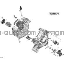 Lubrification Du Moteur pour Can-am Toutes les cylindrées 2012 Outlander MAX 800REFI LTD