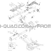Système Échappement pour Can-am Toutes les cylindrées 2012 Outlander MAX 800REFI LTD