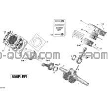 Vilebrequin pour Can-am Toutes les cylindrées 2012 Outlander MAX 800REFI LTD