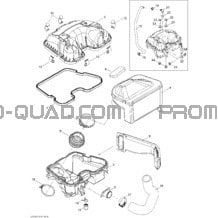 Silencieux Admission pour Can-am Toutes les cylindrées 2012 Outlander MAX 800REFI LTD