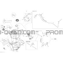 Système Alimentation pour Can-am Toutes les cylindrées 2012 Outlander MAX 800REFI LTD