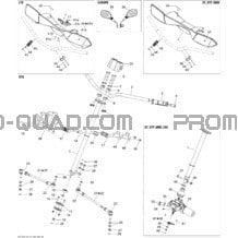 Direction pour Can-am Toutes les cylindrées 2012 Outlander MAX 800REFI LTD