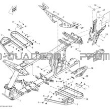Châssis pour Can-am Toutes les cylindrées 2012 Outlander MAX 800REFI LTD