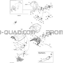 Siège pour Can-am Toutes les cylindrées 2012 Outlander MAX 800REFI LTD