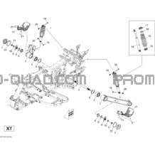 Suspension Arrière XT pour Can-am Toutes les cylindrées 2012 P