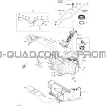 Réservoir Essence pour Can-am Toutes les cylindrées 2012 Outlander Max STD