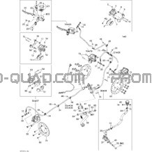 Freins Hydraulique pour Can-am Toutes les cylindrées 2012 Outlander Max STD