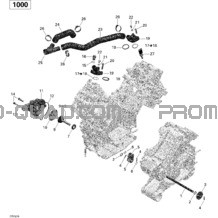 Refroidissement Moteur pour Can-am Toutes les cylindrées 2012 Outlander STD