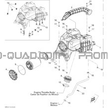 Admission Air pour Can-am Toutes les cylindrées 2012 Outlander STD
