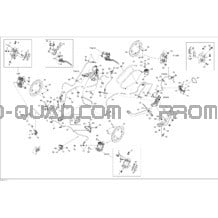 Freins Hydraulique Europe pour Can-am Toutes les cylindrées 2012 Outlander STD
