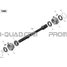 Arbre Entraînement pour Can-am Toutes les cylindrées 2012 Outlander STD