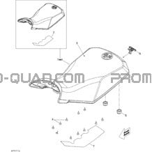 Siège pour Can-am Toutes les cylindrées 2012 Outlander STD