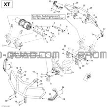 Carrosserie Et Accessoires XT pour Can-am Toutes les cylindrées 2012 Outlander STD