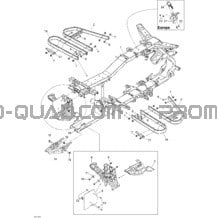 Châssis pour Can-am Toutes les cylindrées 2012 Outlander STD