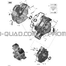 Carter pour Can-am Toutes les cylindrées 2012 Outlander STD