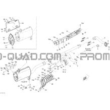 Système Échappement pour Can-am Toutes les cylindrées 2012 Outlander STD