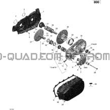 Transmission Outlander pour Can-am Toutes les cylindrées 2012 Outlander STD