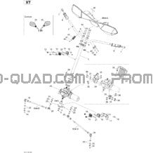 Direction XT pour Can-am Toutes les cylindrées 2012 Outlander STD
