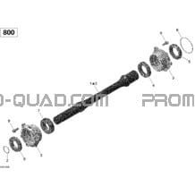 Arbre Entraînement pour Can-am Toutes les cylindrées 2012 Outlander STD