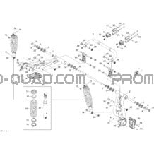 Suspension Arrière pour Can-am Toutes les cylindrées 2012 Outlander STD