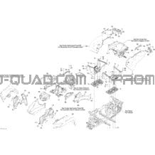 Carrosserie Et Accessoires 1 pour Can-am Toutes les cylindrées 2012 Outlander STD
